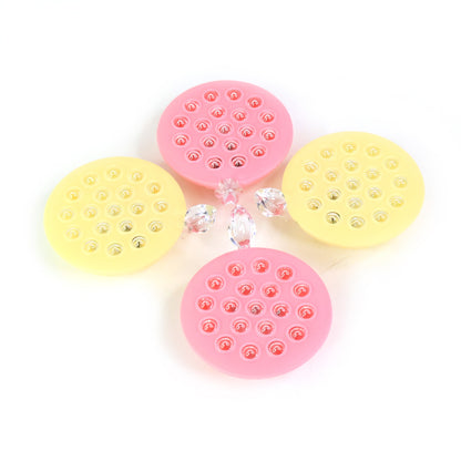 Set of four Wukusy Lotus Canopy LED decorative lamps, elegant home decor lights with floral design for ambient lighting.