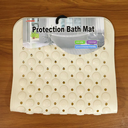 Wukusy anti-slip bath mat measuring 69x35 cm with textured surface for safety and grip in the bathroom.