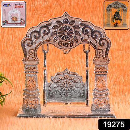 Wukusy Shreeji Bal Gopal Jhula decorative idol with intricate detailing, suitable for religious altars or home decor.