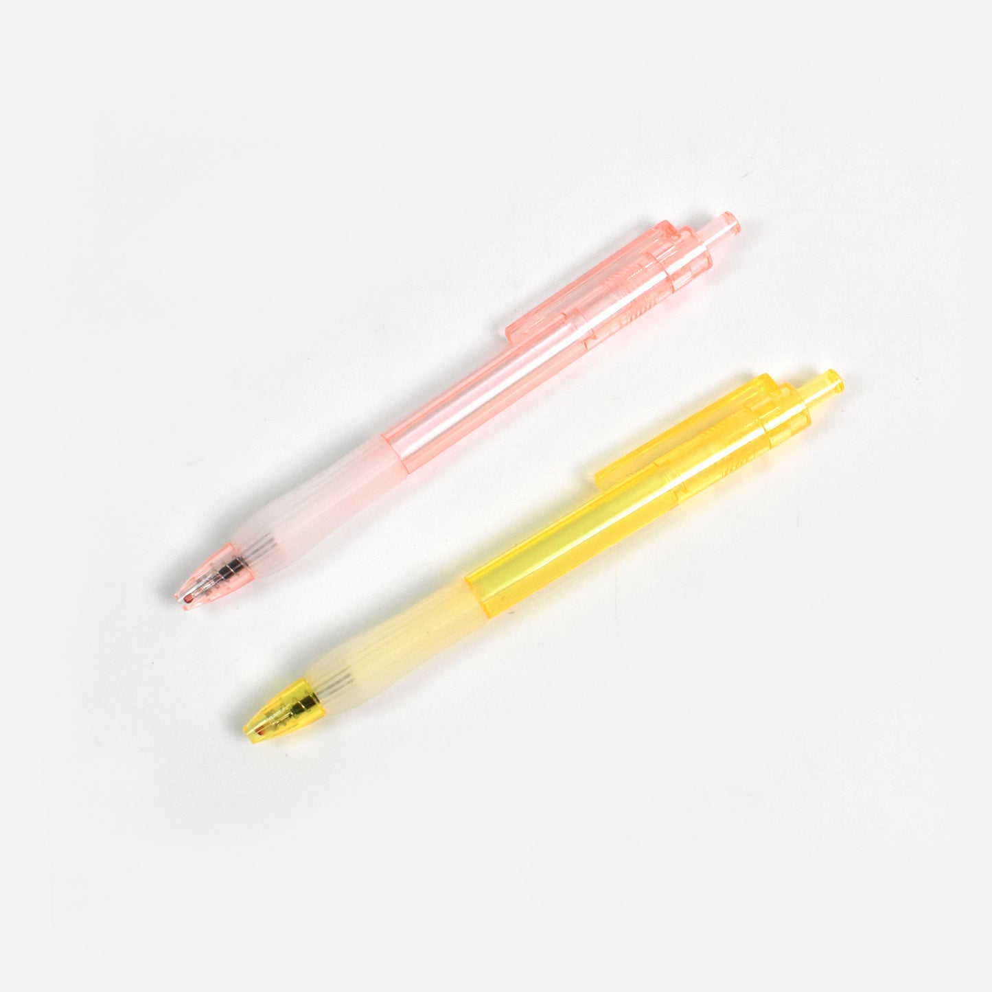 Two black Wukusy lightweight ballpoint pens with smooth writing, ideal for office use, shown with caps on.
