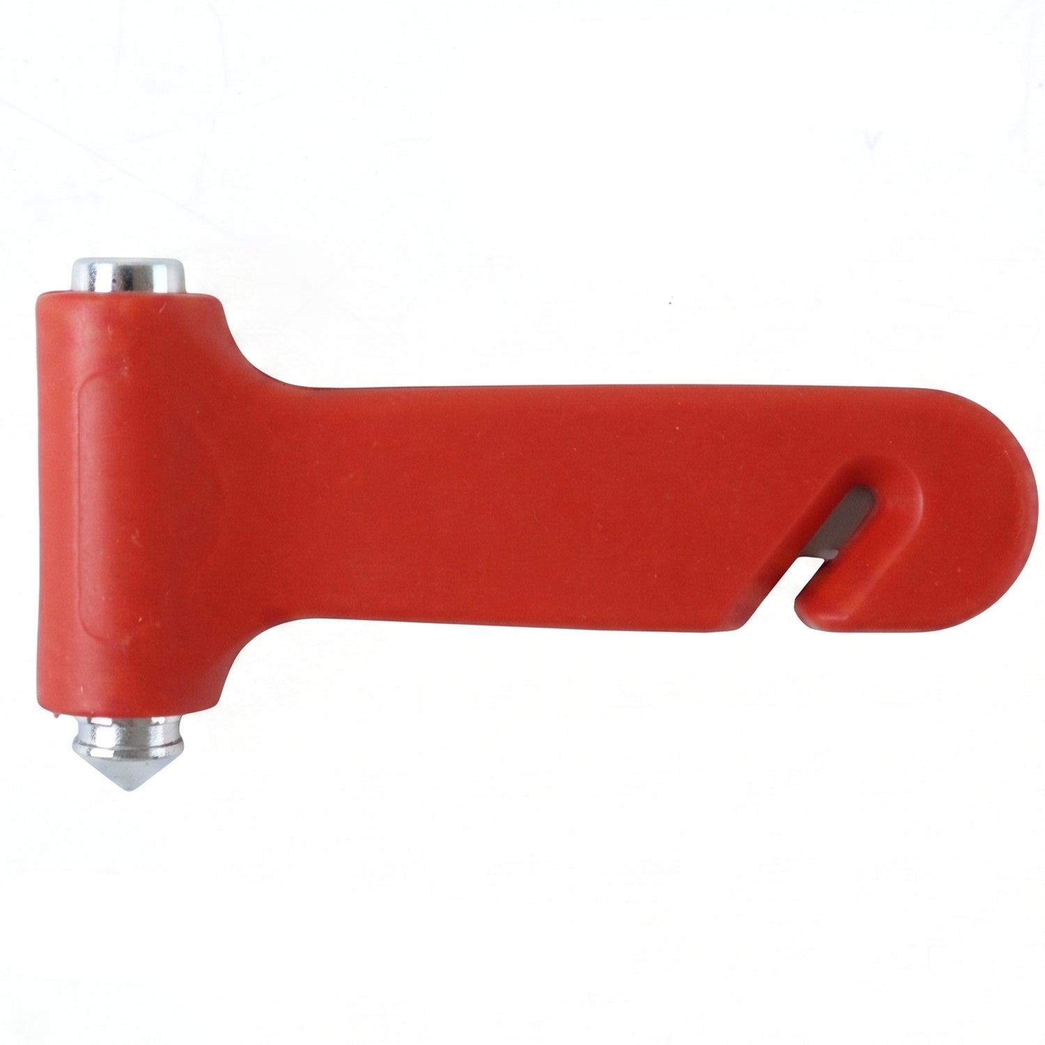 Wukusy 2-in-1 car safety hammer with emergency window breaker and seatbelt cutter, compact and portable for vehicle safety.