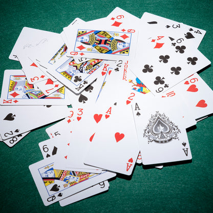 Luxury Wukusy 1982 playing cards deck with intricate pattern, HD printing, durable and flexible premium poker cards for gaming and collection