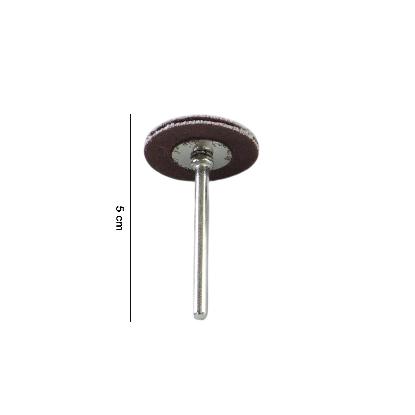 Wukusy Wagtail Mini Rotary Tool grinding wheel disc set with metal shank, 3-piece set for detailed grinding and polishing tasks.