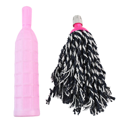 Heavy-duty floor cleaning bottle with durable plastic refill, featuring a mop attachment for effective cleaning by Wukusy.