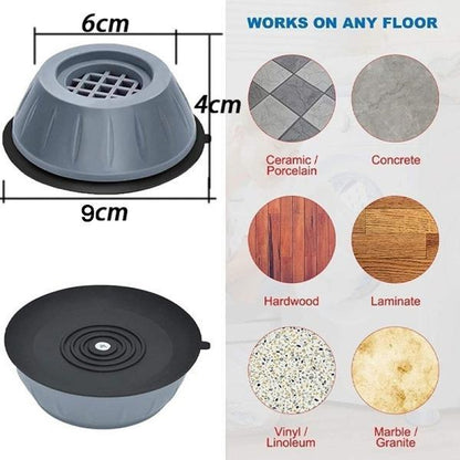 Wukusy 1706 machine leveling feet with anti-walk pads and shock absorption for furniture lifting and stability in kitchens.
