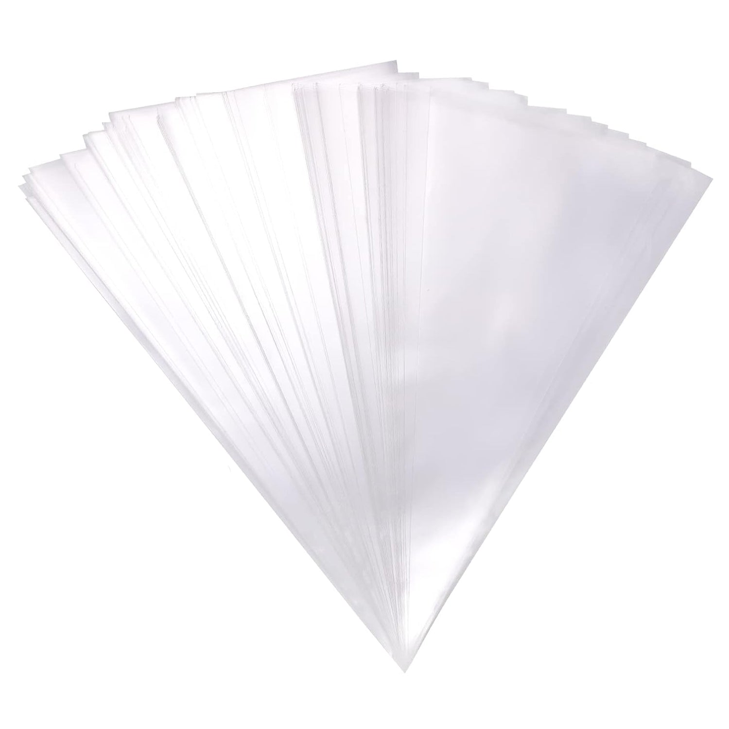 Set of 100 small disposable piping bags from Wukusy, ideal for cake decorating and pastry work.