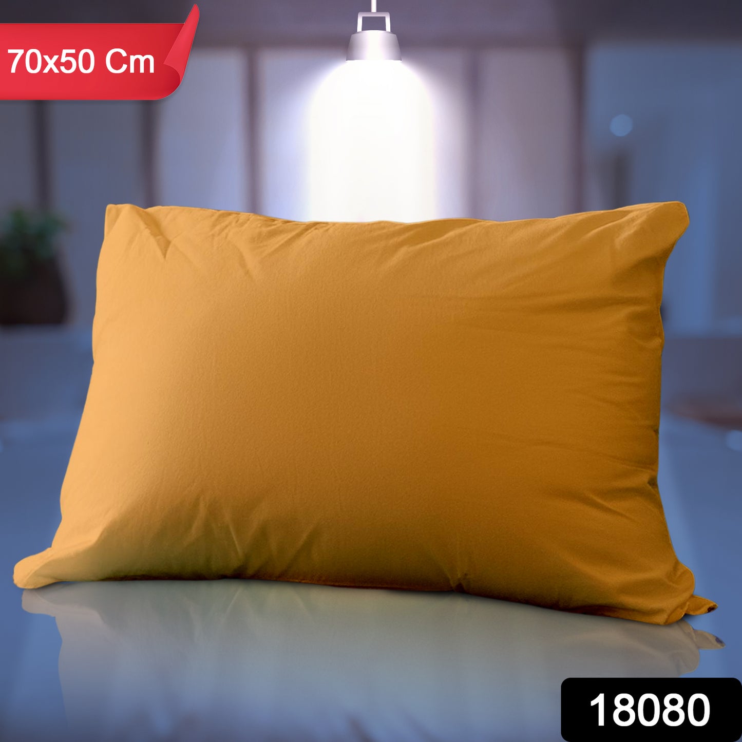 Soft decorative pillow cover by Wukusy for couches, 80x60 cm, featuring a smooth fabric design for home improvement.