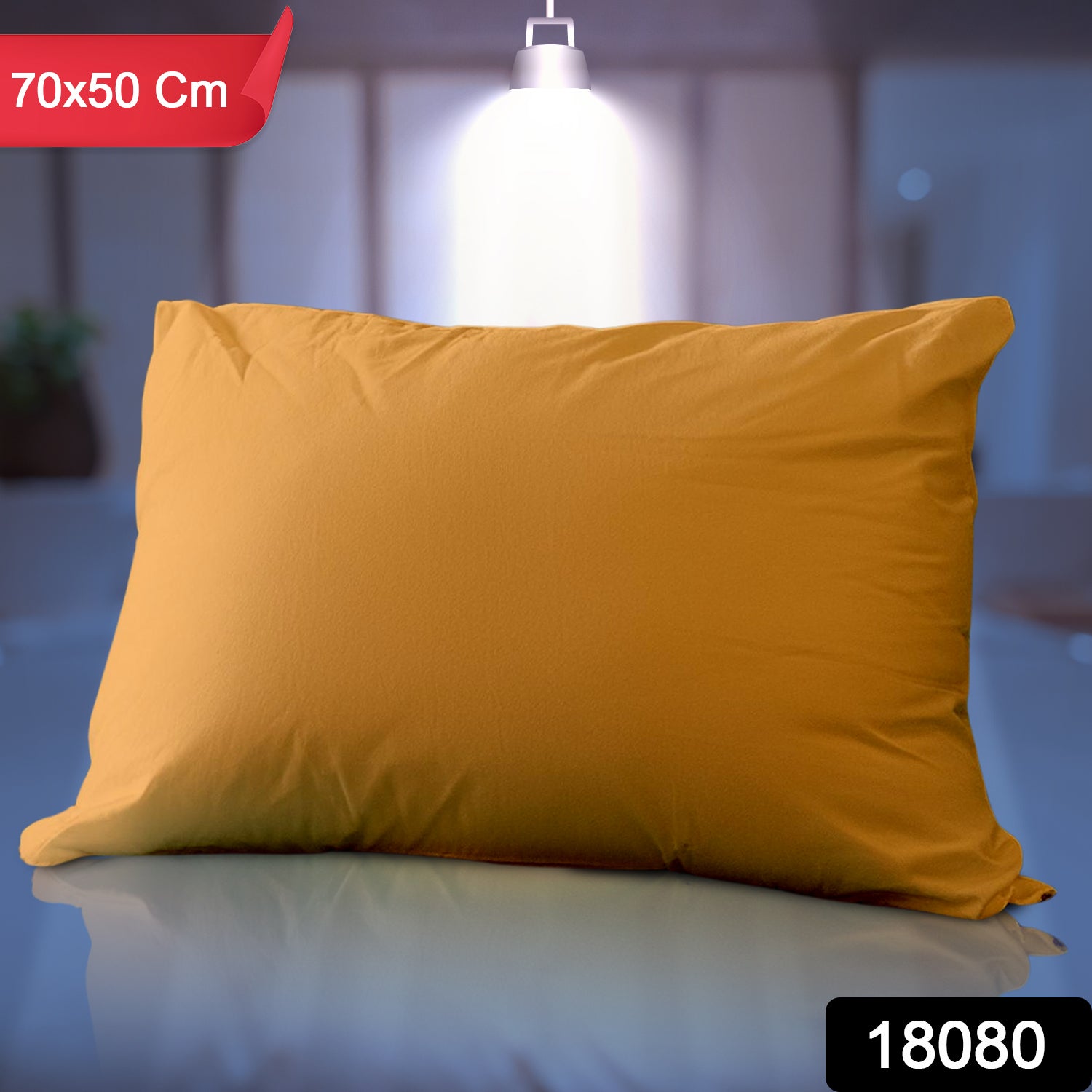 Soft decorative pillow cover by Wukusy for couches, 80x60 cm, featuring a smooth fabric design for home improvement.