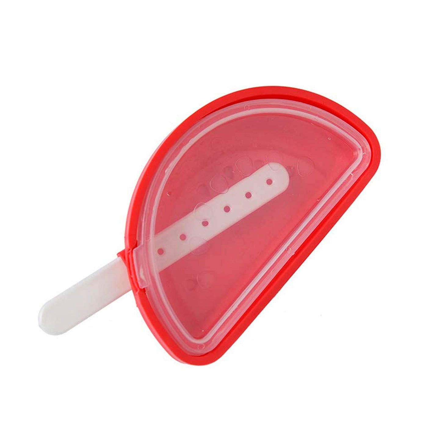 Wukusy 7173 watermelon-shaped silicone popsicle mold for homemade ice pops, perfect for DIY kitchen ice cream treats.