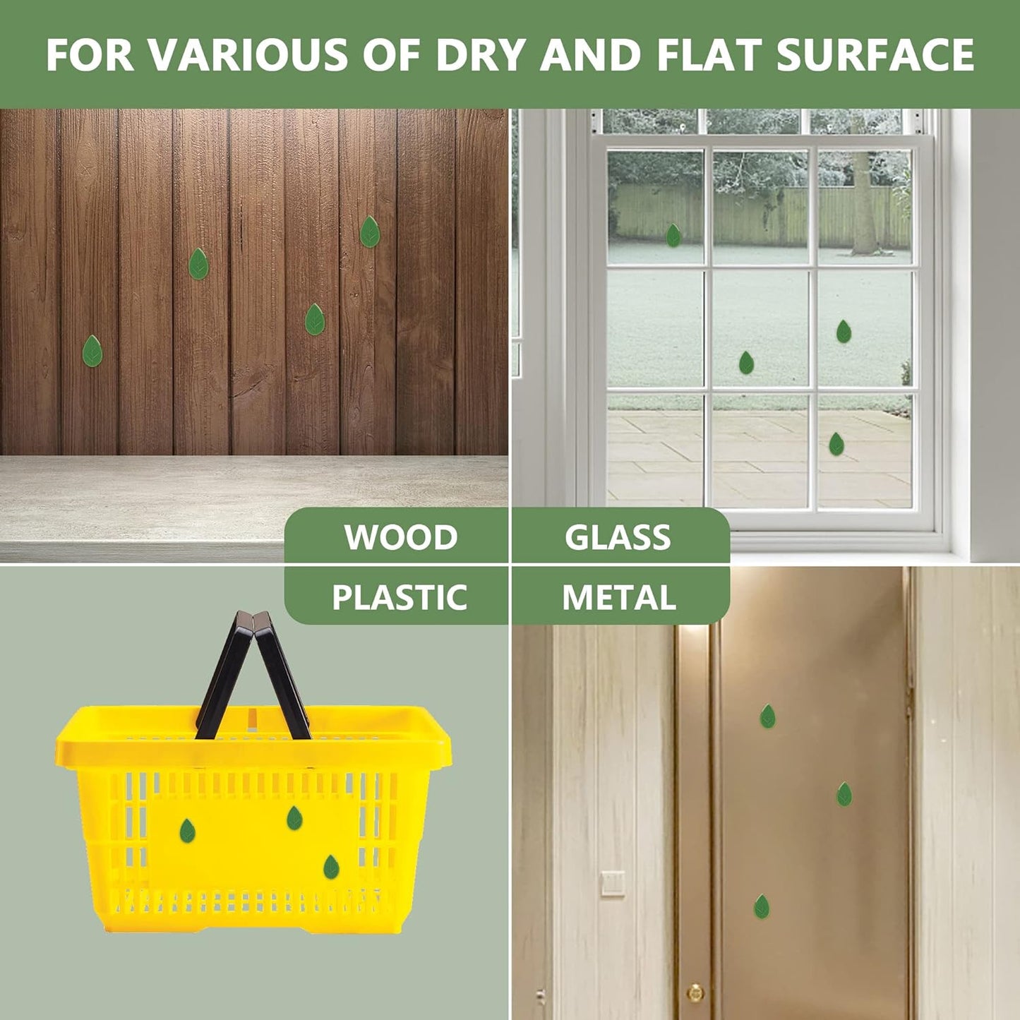 Set of 10 Wukusy green plant climbing wall clips with self-adhesive hooks for indoor and outdoor garden plant support.