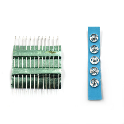 Wukusy 62-piece sewing set with sewing needles, threads, and tools for clothing and fabric crafting, ideal for home sewing projects.