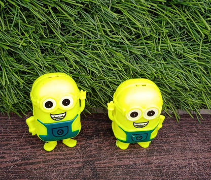 Small green Wukusy Minion toy for kids, featuring a cute, small-sized Minion character from the toy collection.