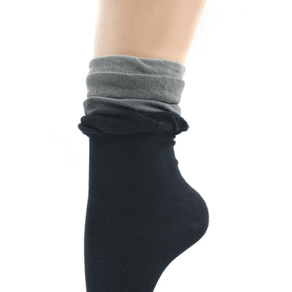 Wukusy 7355 fashion socks, breathable, thickened, simple design, soft and skin-friendly for comfortable wear