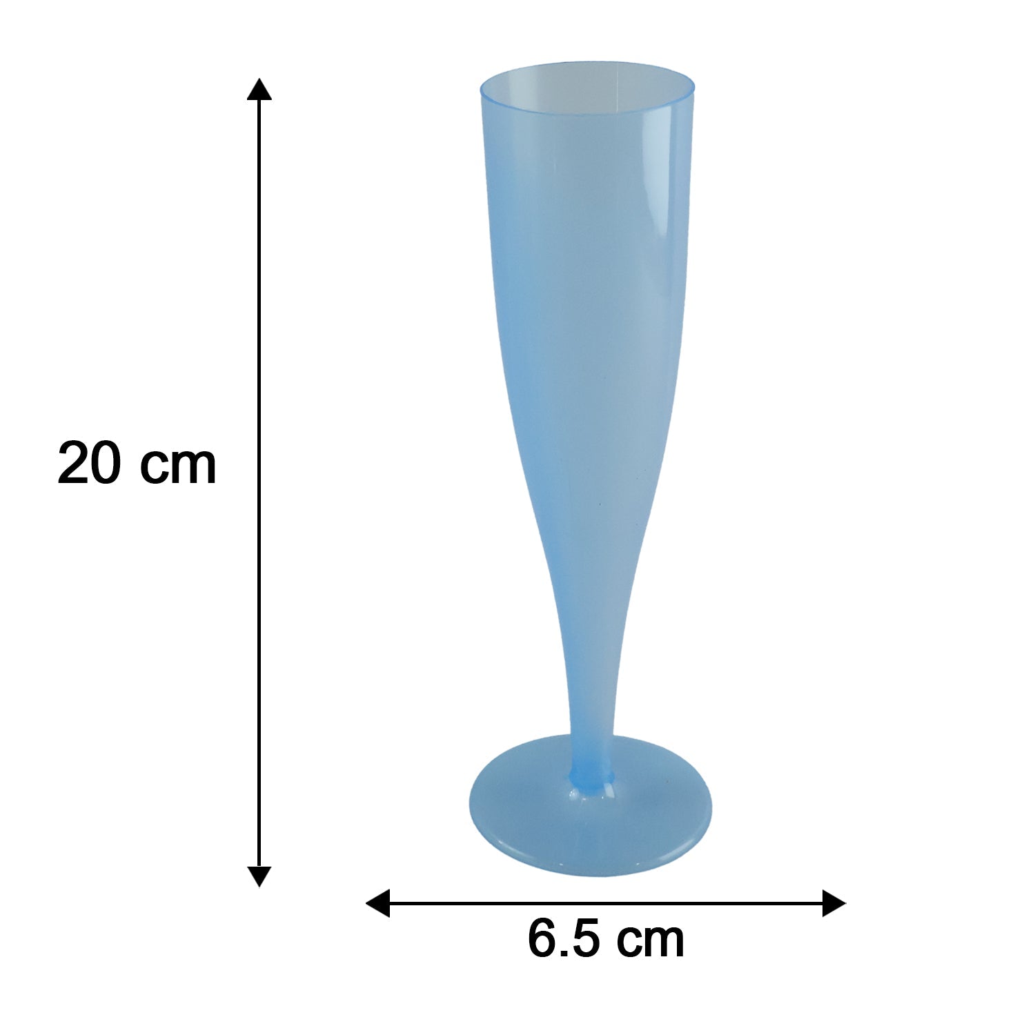 Set of six reusable plastic champagne flutes in assorted colors by Wukusy, perfect for celebrations and outdoor events.