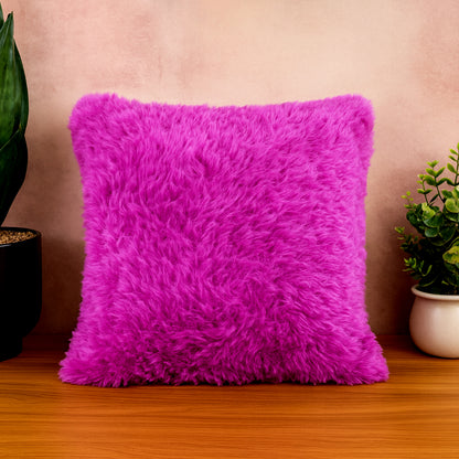 Super soft fluffy cushion pillow by Wukusy, showcasing a plush, comfortable home decor accessory in a cozy setting.