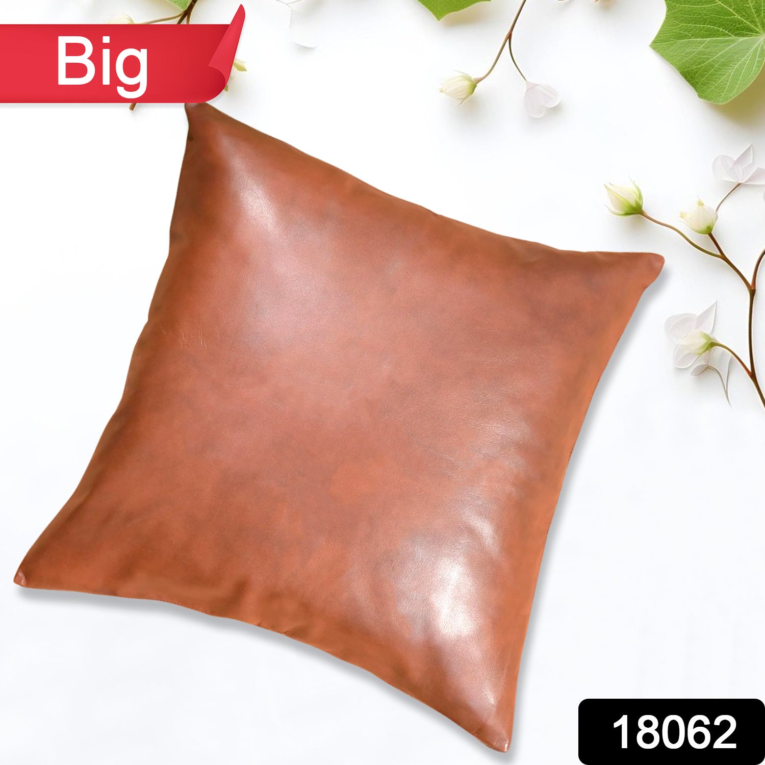 Wukusy 60x60 cm soft decorative pillow cover for sofa, bed, or chair, featuring cozy farmhouse-style home decor.