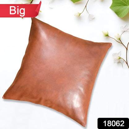 Wukusy 60x60 cm soft decorative pillow cover for sofa, bed, or chair, featuring cozy farmhouse-style home decor.