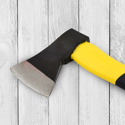 Wukusy gardening tools hatchet axe with 537g weight, featuring a wood handle and sharp blade for yard and garden tasks.