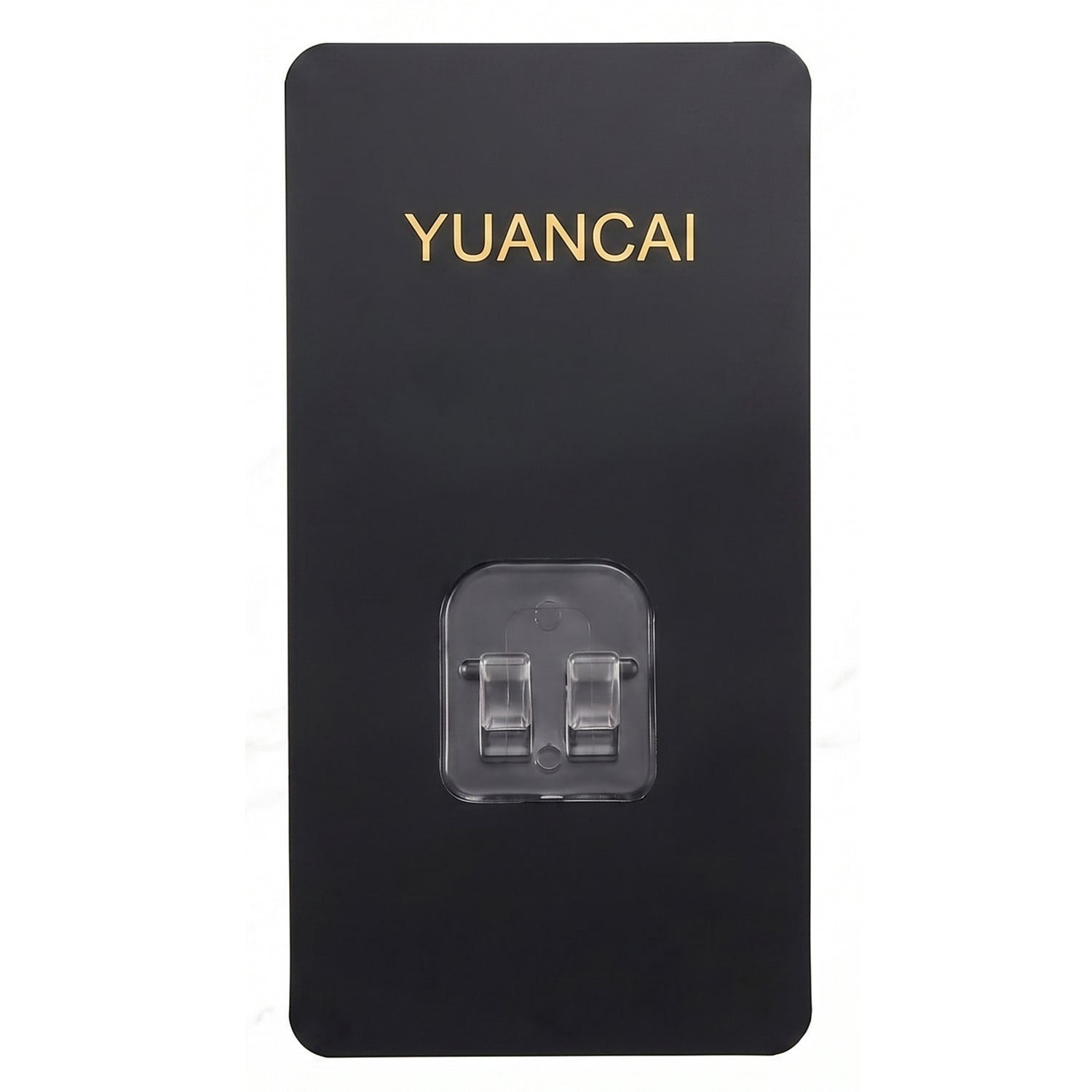 Wukusy adhesive plastic wall hook with strong hold self-stick hanger for storage or organization on smooth surfaces.