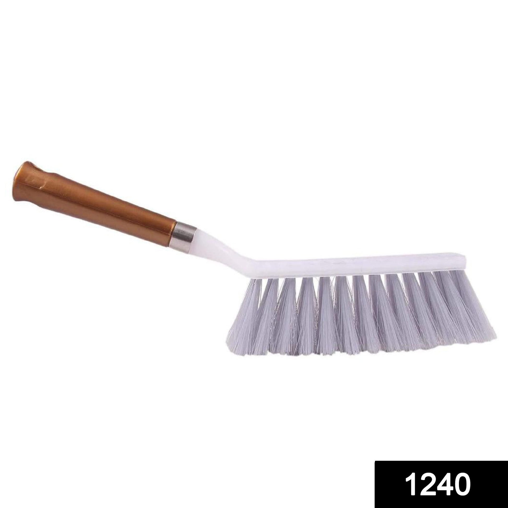 Wukusy 1240 plastic household cleaning brush with ergonomic handle for scrubbing and cleaning surfaces in home improvement tasks.