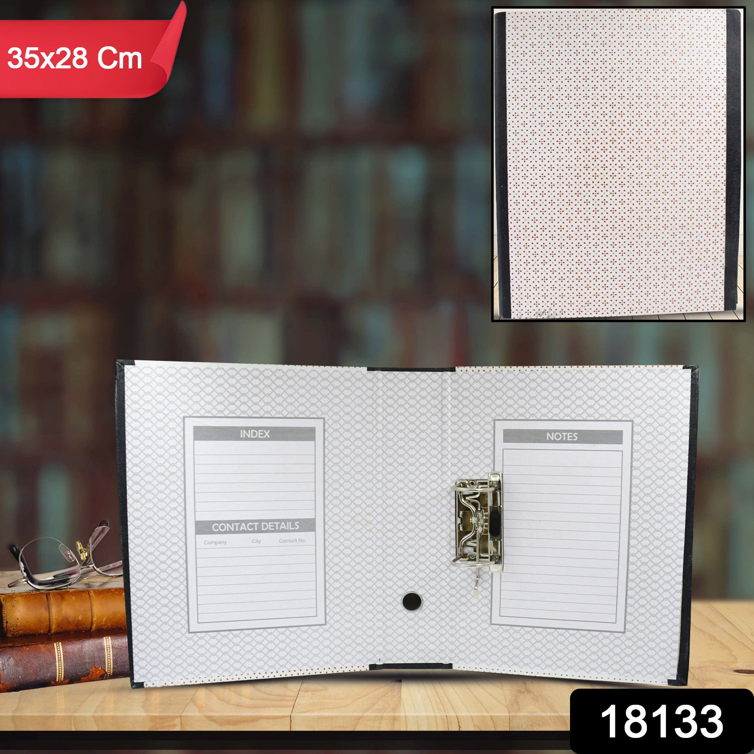 Wukusy office button clip box file paper holder organizer for documents, ideal for school, office, and home use.