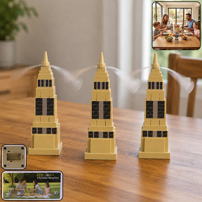 Wukusy fly repeller tabletop fan set with three food protection fans, designed to keep flies away from indoor food areas.