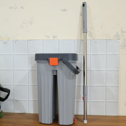 Big Size Flat Mop With Bucket Set (1 Set)