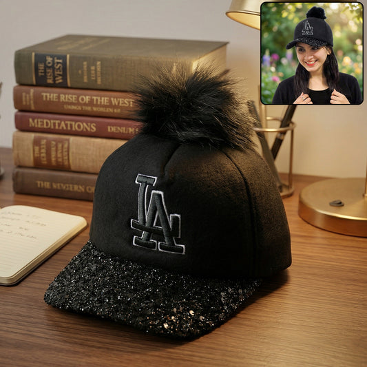 Wukusy embroidered logo baseball cap with stylish design, featuring detailed embroidery and adjustable strap for a casual look.