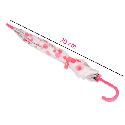 Multicolor dot printed Wukusy umbrella for men and women, compact and stylish for home improvement use.