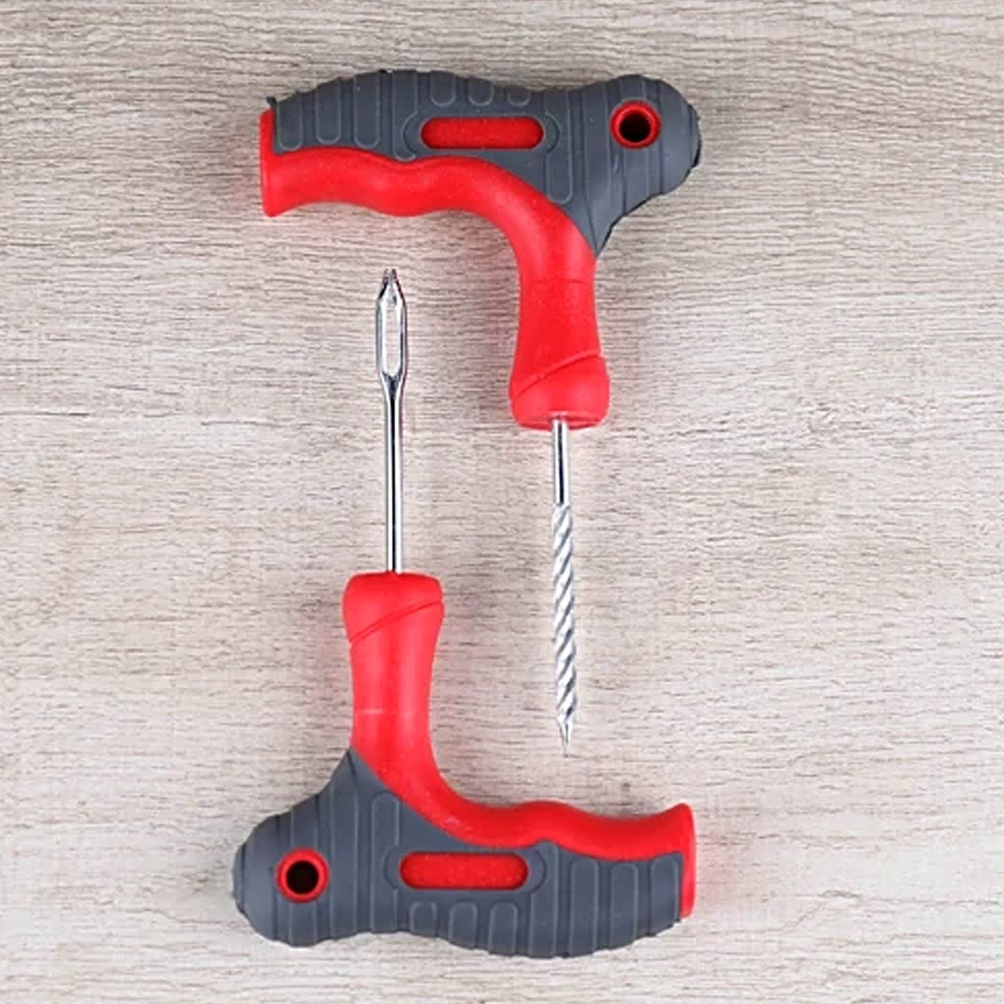 Wukusy 4-in-1 universal tubeless tyre puncture repair kit with puncher and patch tools for quick tyre repairs