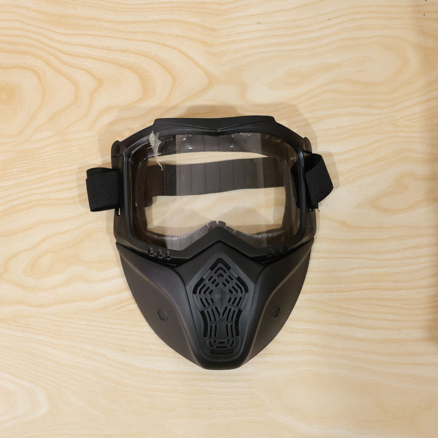 Wukusy protective bike goggles face mask with detachable riding glasses, dust-proof design, suitable for cycling and outdoor riding.