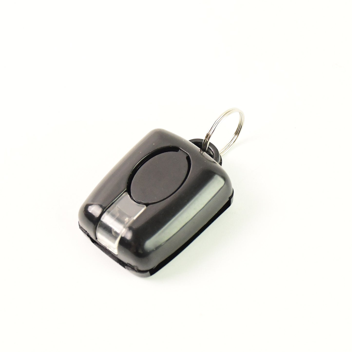 Wukusy mini LED torch keychain with attached keyring, compact portable flashlight for everyday use.