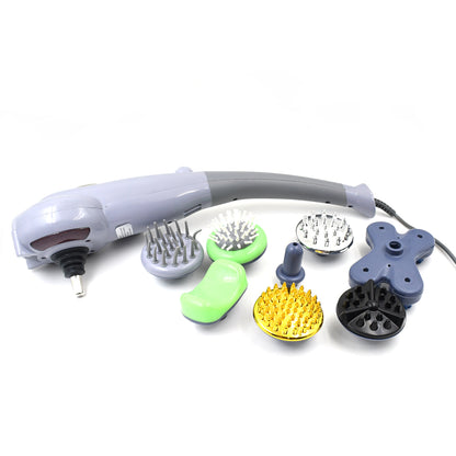 Wukusy Electric 8-in-1 full body massager set with multiple attachments for relaxing health care massage.