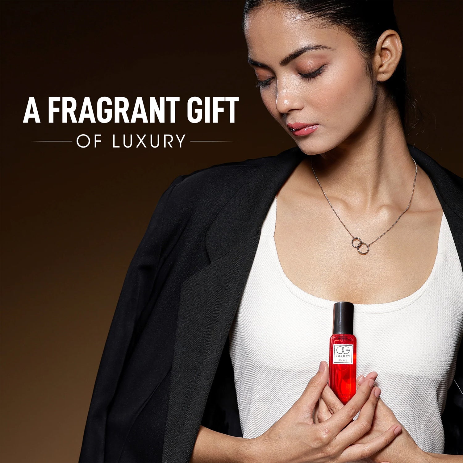 Wukusy Og Beauty Luxury Pure Elegance Eau De Parfum 4-piece gift set with 20ml bottles, displayed with elegant packaging and bottles.