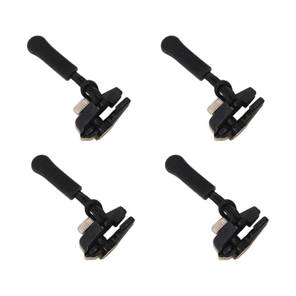Set of four Wukusy portable universal detachable zipper sliders for home improvement, suitable for various zipper repairs.