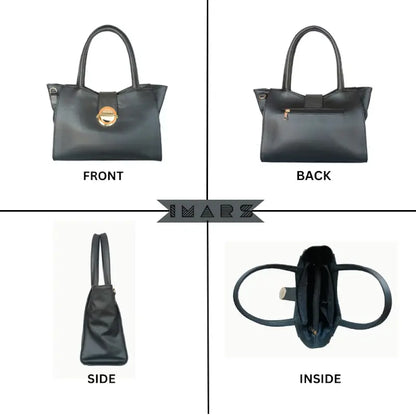 Ekom stylish women’s shoulder handbag made with vegan leather, featuring a sleek design for women and girls.