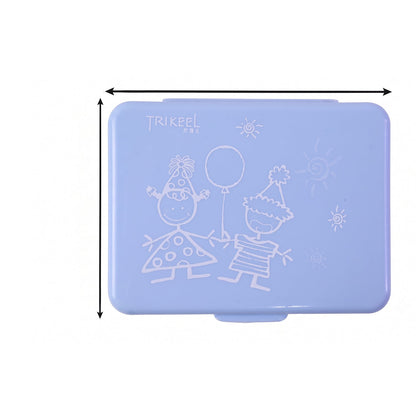 Wukusy 6-compartment plastic pill organizer box with portable design for medication storage and organization.