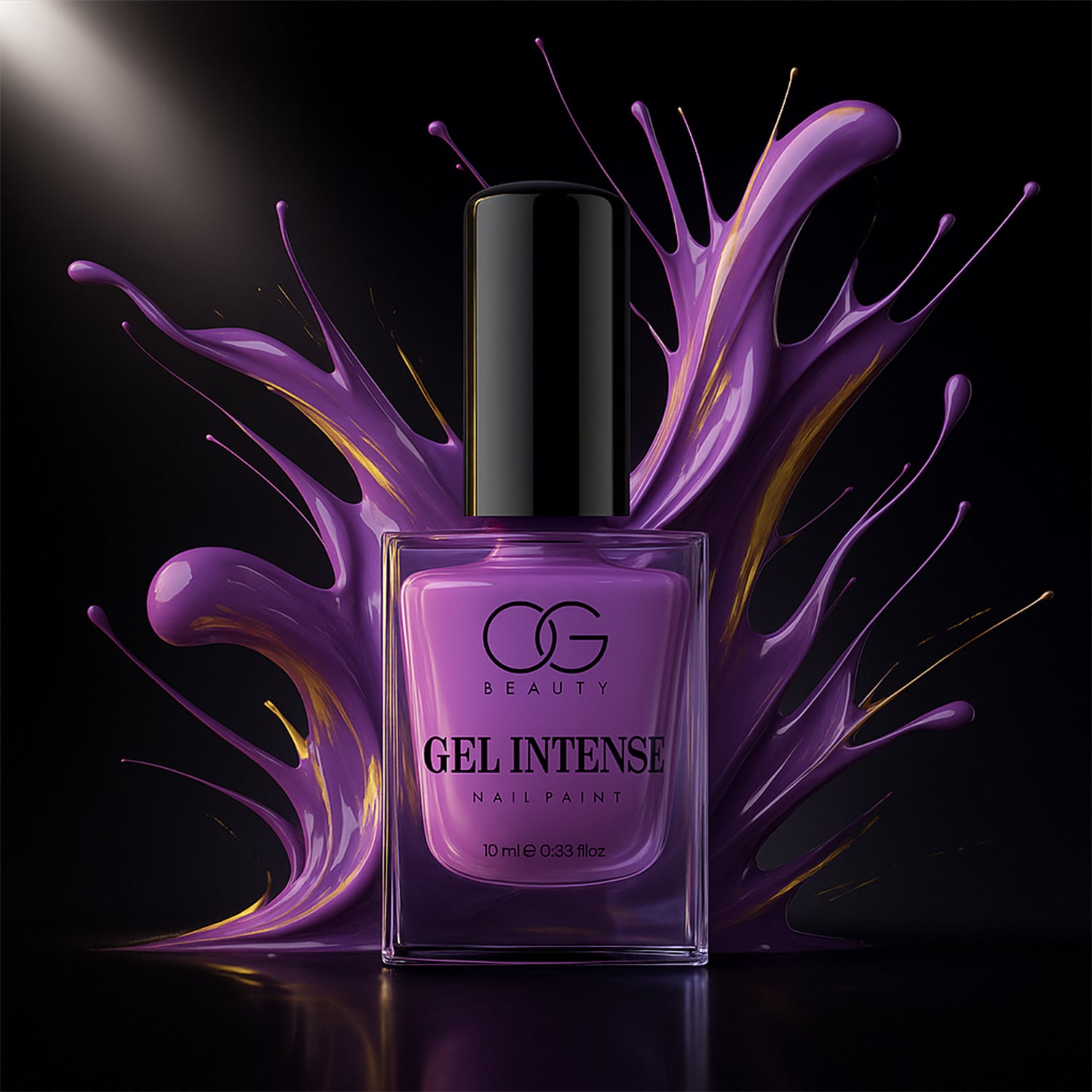 Wukusy Og Beauty Berry Eclipse Gel Intense Nail Polish 10ml in a sleek bottle, vibrant berry color, health and beauty product