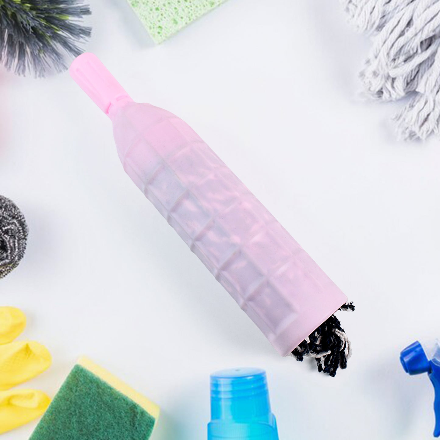 Heavy-duty floor cleaning mop refill in durable plastic bottle, suitable for Wukusy floor cleaning systems.