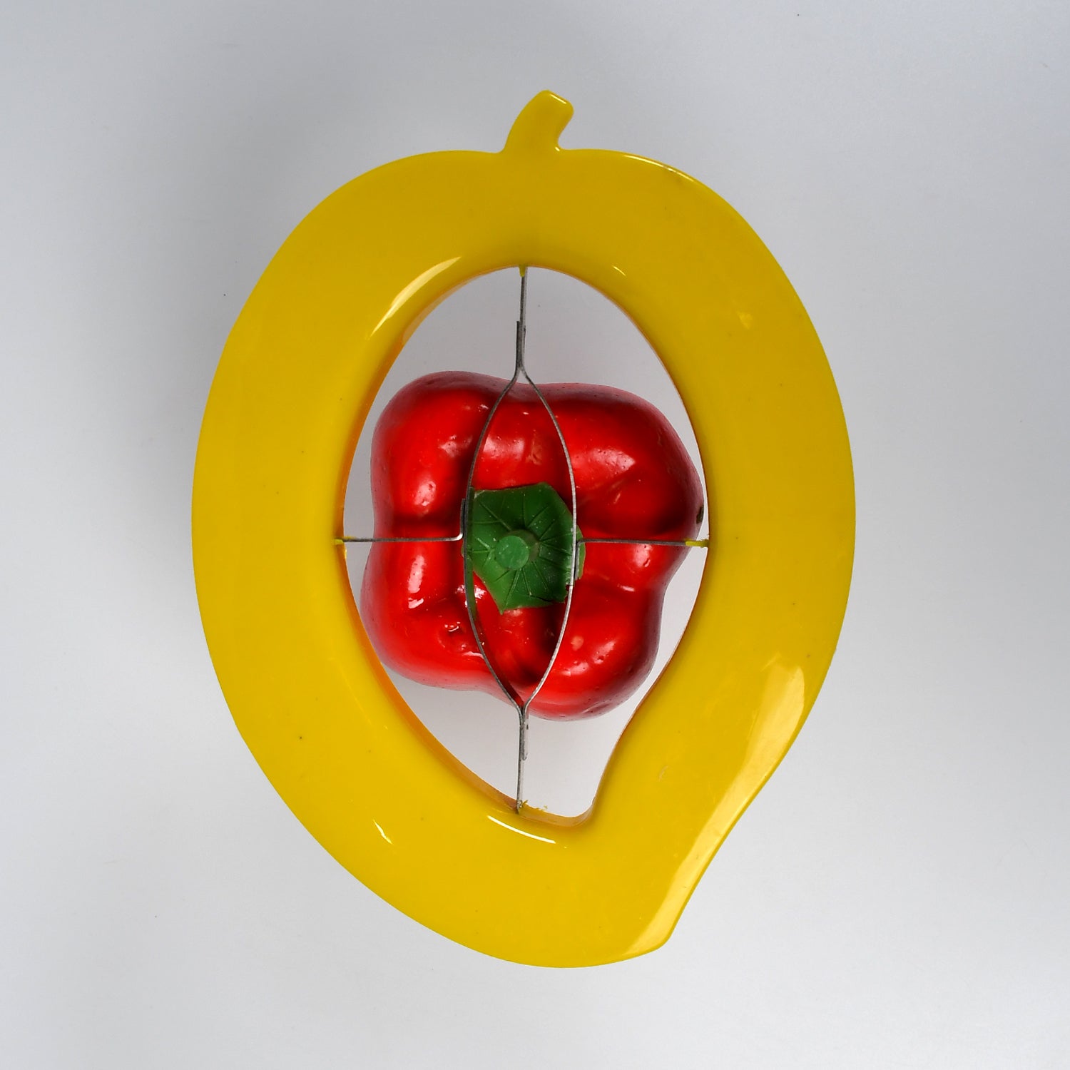 Wukusy mango cutter slicer with sharp blades and non-slip handle, designed for easy, efficient mango cutting at home.