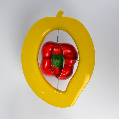 Wukusy mango cutter slicer with sharp blades and non-slip handle, designed for easy, efficient mango cutting at home.