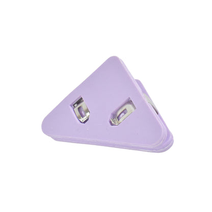Small Wukusy triangle paper clip for organizing paper documents, corner clip design, office office supply accessory.