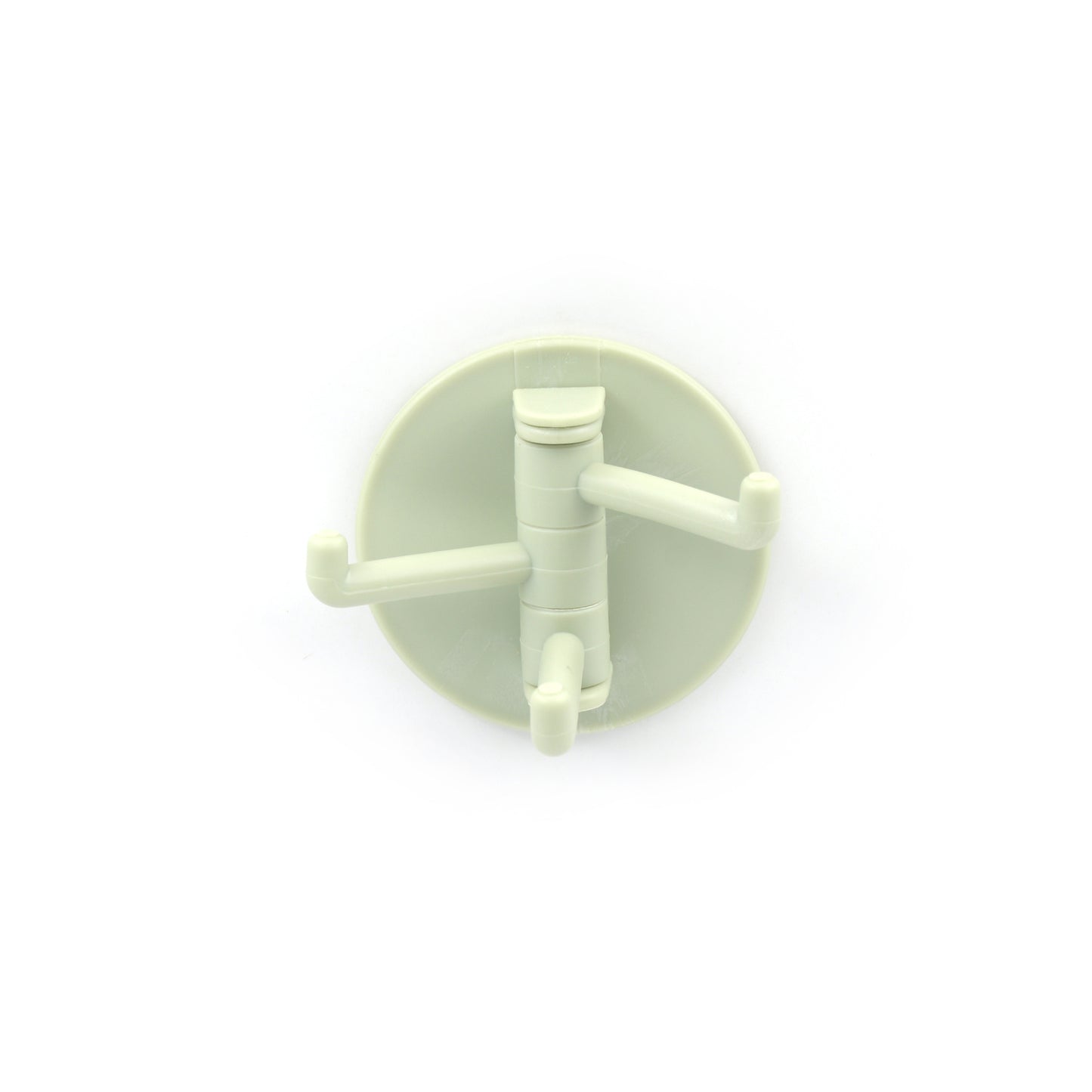 Wukusy 4142 sticky household hook with three rotatable hooks, suitable for bathroom, kitchen, and office use.