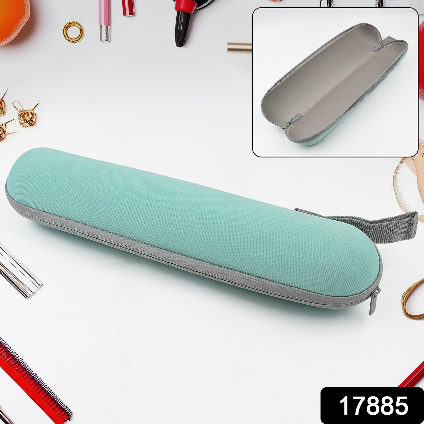 Wukusy portable multipurpose zip pouch bag with 30 cm length, made of durable material, ideal for organizing small items.