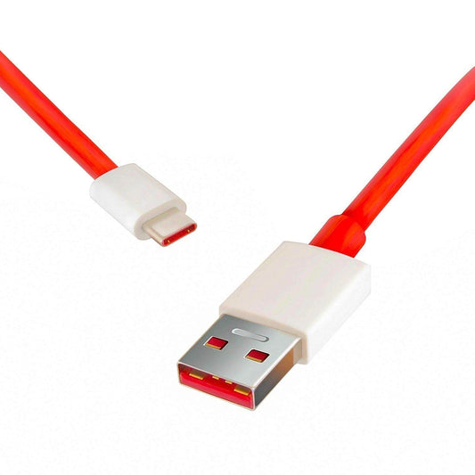 Red Wukusy 6036 Type C USB charging and data transfer cable, 1 meter long for mobile devices.