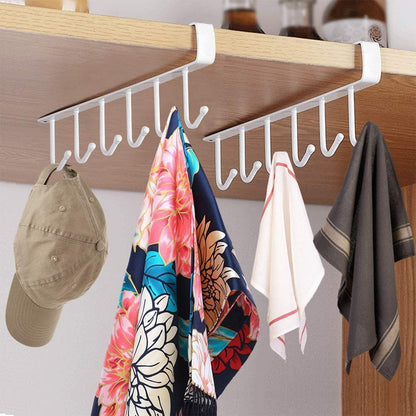Small Wukusy metal multifunctional cabinet storage rack with multiple shelves for home organization and kitchen use.
