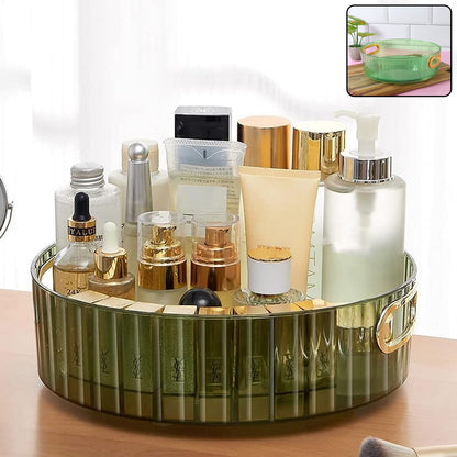 Wukusy 360° rotating multipurpose storage rack with handles, home organization and storage solution in a compact design