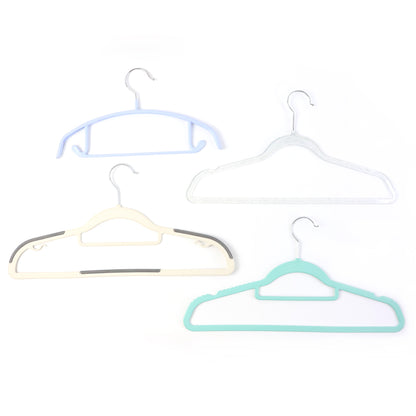 Wukusy premium mix design non-slip clothes hanger with multiple pattern designs, ideal for organizing clothing in home wardrobe.