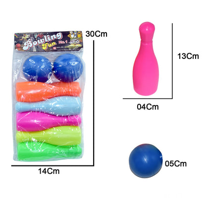 Wukusy 8011 Prime Quality Kids Bowling Game Set with colorful pins and ball for children’s fun indoor play