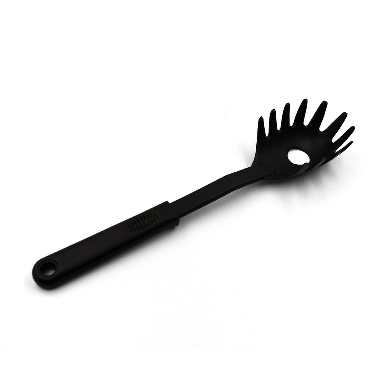 Wukusy heat-resistant pasta server kitchen tool with a sturdy handle and slotted head for serving pasta efficiently.